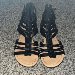 Black sandals